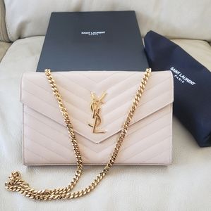 Authentic YSL Large Wallet on Chain